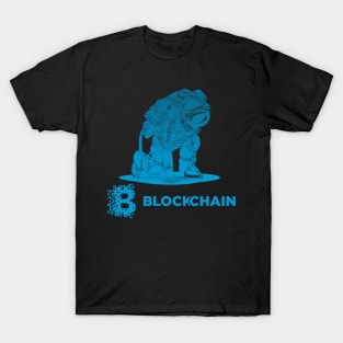 Blockchain coin Crypto coin Crytopcurrency T-Shirt